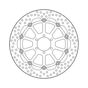 Moto-Master Halo Series Floating Brake Rotor Moto Guzzi