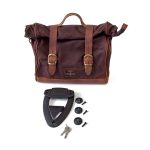 Longride Click-On Old Chopper Saddlebag Waxed Cotton Brown