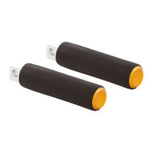 Arlen Ness Knurled Passenger Foot Pegs Gold