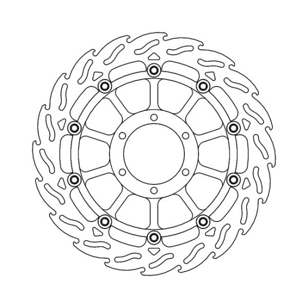 Moto-Master Flame Series Floating Brake Rotor BMW
