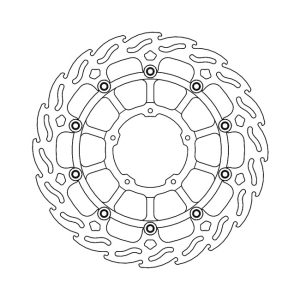 Moto-Master Flame Series Floating Brake Rotor Honda