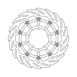 Moto-Master Flame Series Floating Brake Rotor Honda