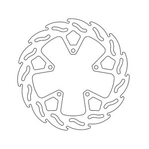 Moto-Master Flame Series Brake Rotor Honda