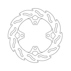 Moto-Master Flame Series Brake Rotor Honda