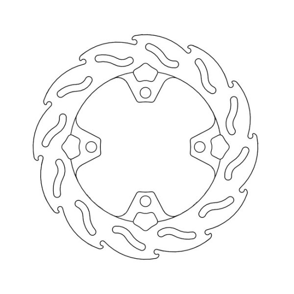 Moto-Master Flame Series Brake Rotor Honda