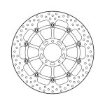 Moto-Master Halo Series Floating Brake Rotor Ducati