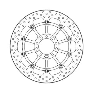 Moto-Master Halo Series Floating Brake Rotor Ducati