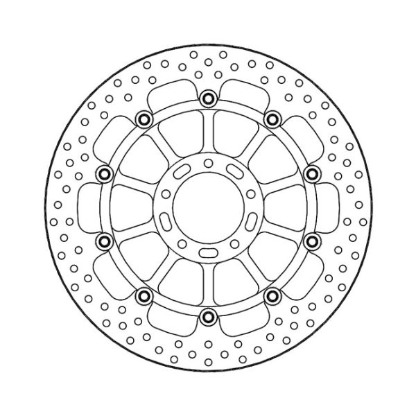 Moto-Master Halo Series Floating Brake Rotor Ducati