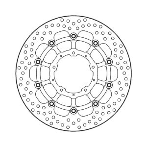 Moto-Master Halo Series Floating Brake Rotor Honda