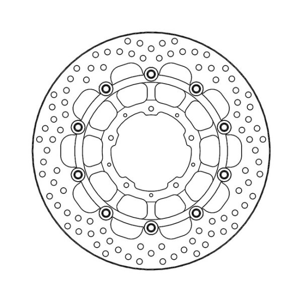 Moto-Master Halo Series Floating Brake Rotor Honda