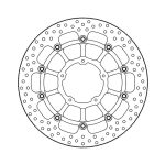 Moto-Master Halo Series Floating Brake Rotor Honda