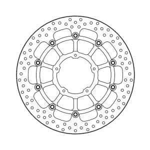 Moto-Master Halo Series Floating Brake Rotor Honda