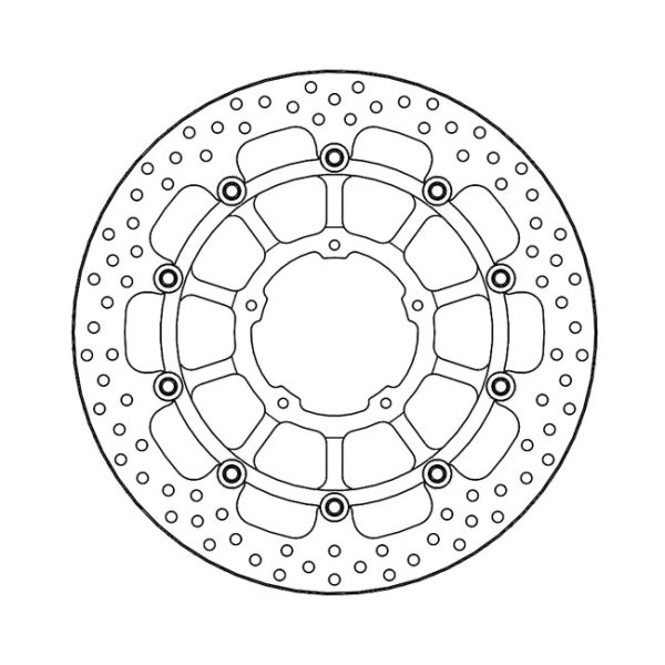 Moto-Master Halo Series Floating Brake Rotor Honda