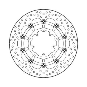 Moto-Master Halo Series Floating Brake Rotor Honda
