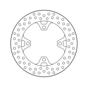 Moto-Master Halo Series Brake Rotor Honda