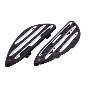 Arlen Ness M8 Softail Deep Cut Rider Floorboards Black
