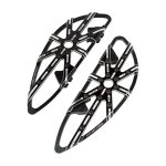 Arlen Ness M8 Softail 10-Gauge Rider Floorboards Black
