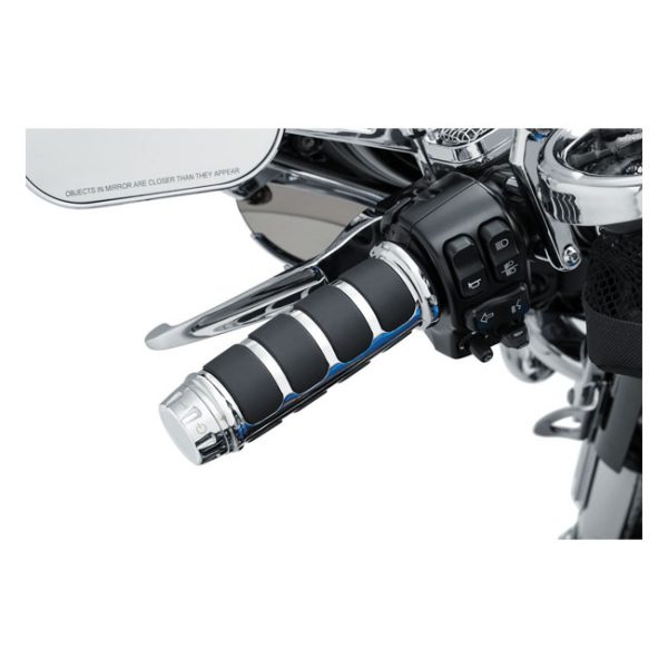 Kuryakyn ISO Grip Covers for OEM Heated Grips Chrome