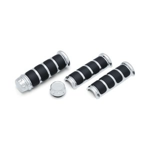 Kuryakyn ISO Grip Covers for OEM Heated Grips Chrome