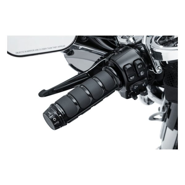 Kuryakyn ISO Grip Covers for OEM Heated Grips Black