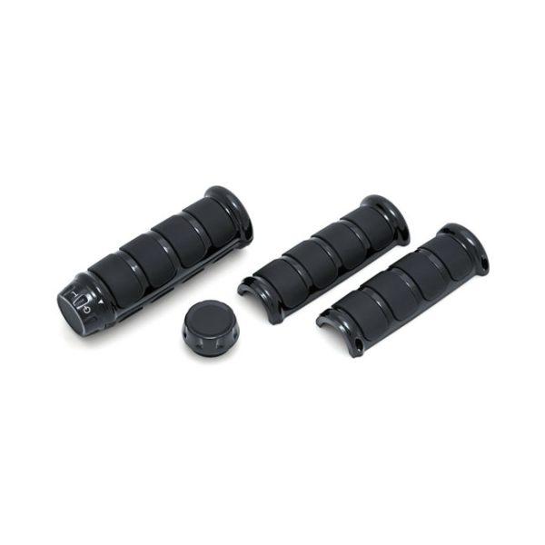 Kuryakyn ISO Grip Covers for OEM Heated Grips Black