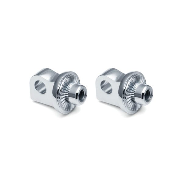 Kuryakyn Splined Male Mount Peg Adapters Adjustable Stop Chrome HD