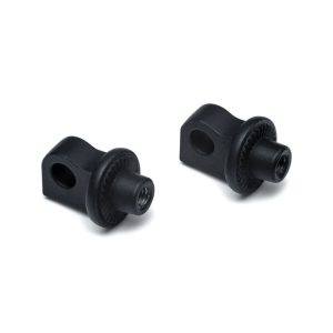 Kuryakyn Splined Male Mount Peg Adapters Adjustable Stop Black