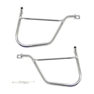 Longride Saddlebag Holder Chrome for Kawasaki & Suzuki