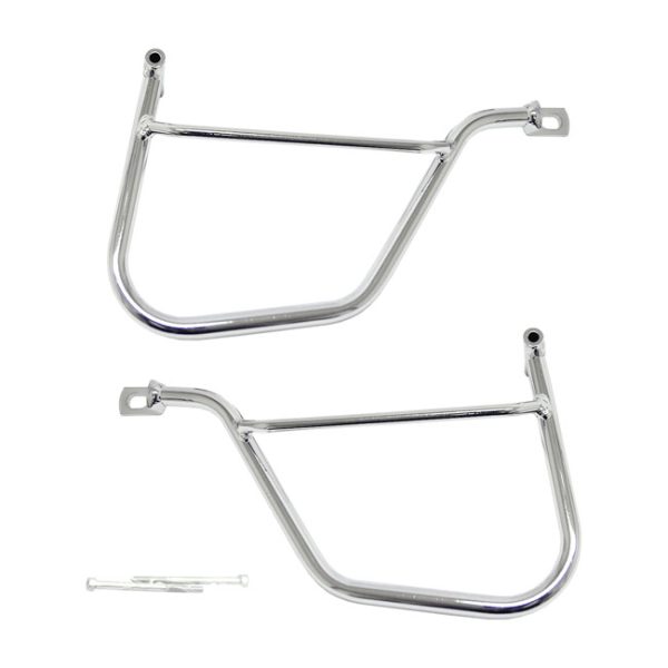 Longride Saddlebag Holder Chrome for Kawasaki & Suzuki