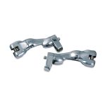 Kuryakyn Adjustable Passenger Peg Mounts Chrome Touring/Indian