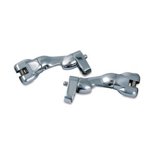 Kuryakyn Adjustable Passenger Peg Mounts Chrome Touring/Indian