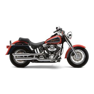 Cobra 3" Slip-on Chrome Mufflers Fatboy