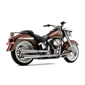 Cobra 3" Slip-on Chrome Mufflers Softail