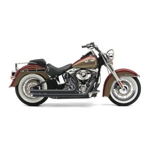 Cobra Speedster Slashdown Exhaust Black 07-11 Softail