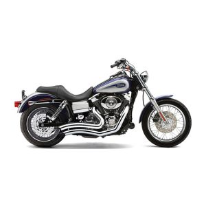 Cobra Speedster Short Swept Exhaust Chrome 12-17 Dyna