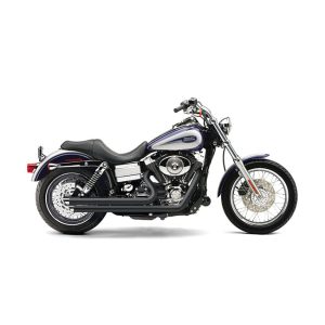 Cobra Speedster Slashdown Exhaust Black 12-17 Dyna