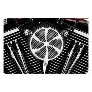 Cobra Naked Air Cleaner Kit Swept Chrome Softail/Dyna