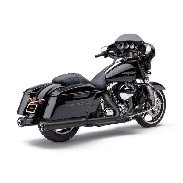 Cobra NH Series 4" Slip-On Mufflers Black 17-22 Touring