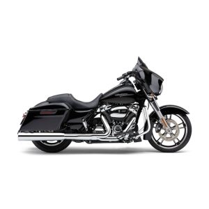 Cobra Powrflo 4-1/2" Slip On Mufflers Chrome 17-22 Touring