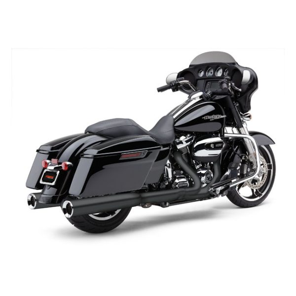 Cobra Powrflo 4-1/2" Slip On Mufflers Black 17-22 Touring