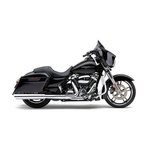 Cobra 909 Twins 4" Slip-on Chrome Mufflers Touring