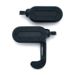 Kuryakyn Heavy Industry Switchblade Foot Pegs Stain Black HD