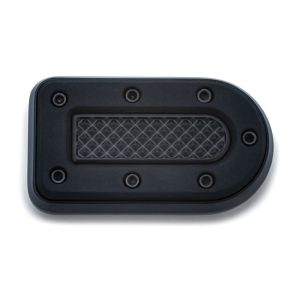 Kuryakyn Heavy Industry Brake Pedal Pad Satin Black Softail/FXCW/FXDWG/FXDF/Dyna