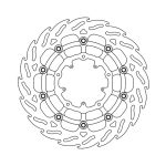 Moto-Master Flame Series Floating Brake Rotor Honda