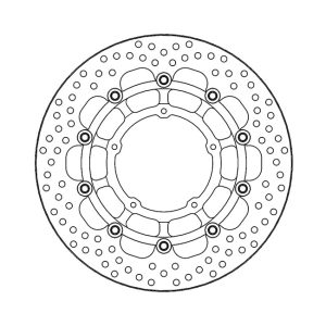 Moto-Master Halo Series Floating Brake Rotor Honda