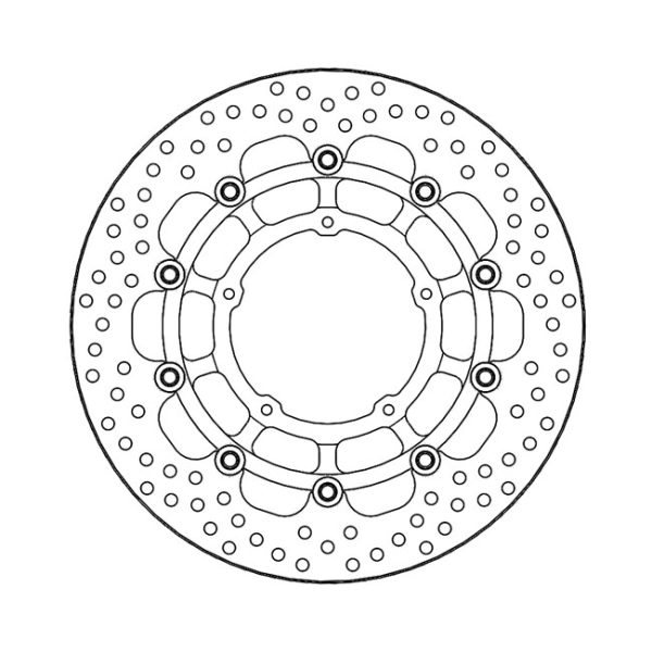 Moto-Master Halo Series Floating Brake Rotor Honda