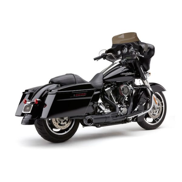 Cobra Turn Out 2-1 Exhaust Black 09-16 FLT/Touring