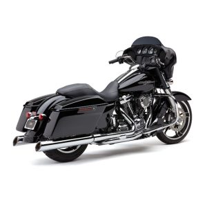 Cobra 909 Upper Cut 4" Slip-on Chrome Mufflers FLT/Touring
