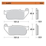 Moto-Master RoadPro Front Sintered Brake Pads