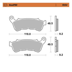 Moto-Master RoadPro Front Sintered Brake Pads